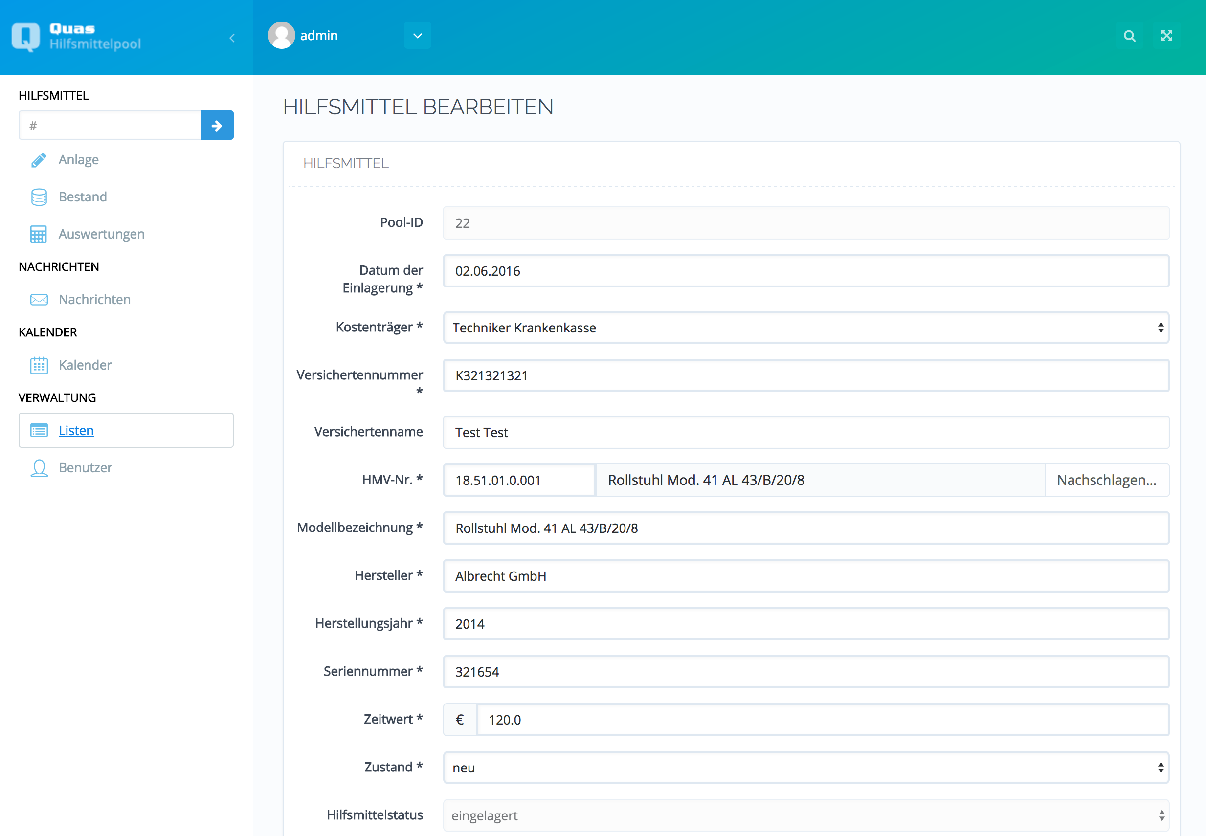 Quas GmbH Screenshot