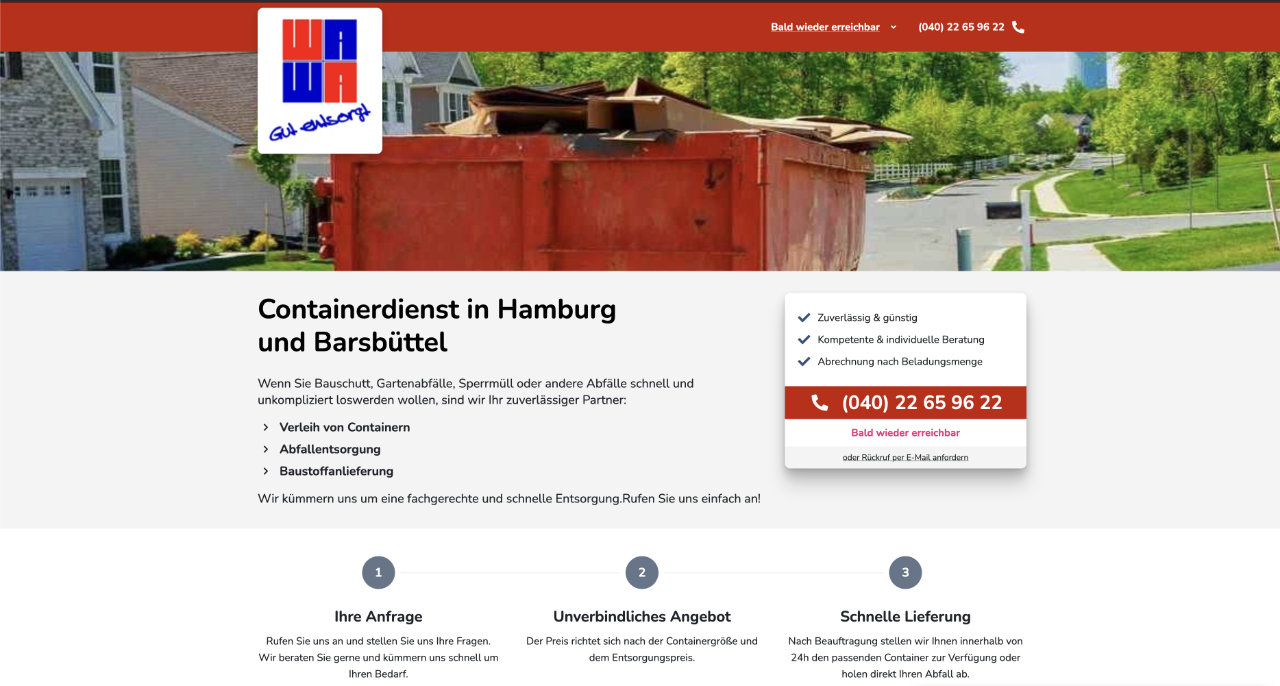 Wanckel & Wanckel OHG Screenshot